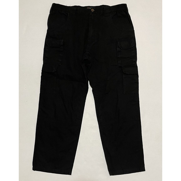 EOTAC 203 Tactical Pants Mens 36 X 29 Black Cargo Operator Grade 10 Pockets Wide - Picture 1 of 6